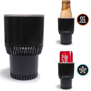 Auto Car Cup Holder Heating Cooling Drinks Smart Cooler Warmer Sharper Image